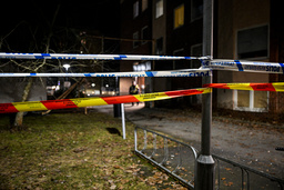 Polisavspärrningar i Nässjö den 29 februari tidigare i år.