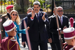 Nicolás Maduro svors på fredagen in för tredje gången som Venezuelas president.