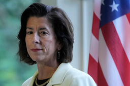 USA:s handelsminister Gina Raimondo. Arkivbild.