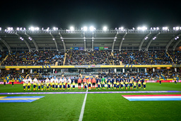 Damlandslaget spelar en Nations League-match i Göteborg på Gamla Ullevi och två på Strawberry arena i Solna. Arkivbild.