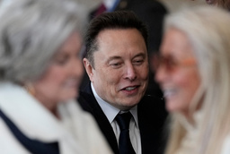 Elon Musk i anslutning till att Donald Trump utsågs till ny president för USA.