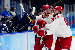 OS-hockey för Ryssland igen nästa år? Ryssland föll mot Finland i senaste OS-finalen 2022. Arkivbild.