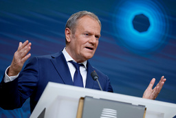 Polens premiärminister Donald Tusk får ingen rabatt på de EU-böter som dömdes ut mot landet under dess gamla regering. Arkivfoto.