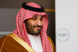 Saudiarabiens prins Mohammed bin Salman bin Abdulaziz Al Saud. Arkivbild.