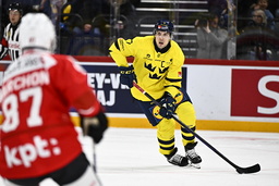 Schweiz slog Sverige i ishockey i Avicii arena i Stockholm.