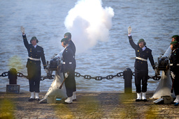 I dag skjuts salut för den nyfödda prinsessan.