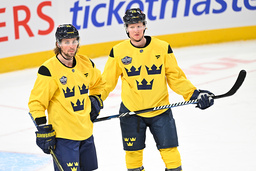 Adrian Kempe och Rasmus Dahlin tränar inför Four Nations.