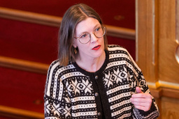 Marie Sneve Martinussen i stortinget på onsdagen.