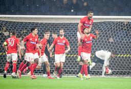 Omar Faraj nickade in 1–1 för Degerfors.