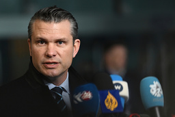 USA:s försvarsminister Pete Hegseth.