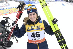 Ebba Andersson var bäst under 10 kilometer klassiskt i Falun.