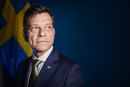 Tidigare nationella säkerhetsrådgivaren Henrik Landerholm. Arkivbild.