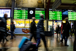 Ett elfel har orsakat stopp i tågtrafiken på Göteborgs centralstation. Arkivbild.