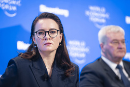 Ukrainas biträdande premiärminister och ekonomiminister Julia Svyrydenko. Arkivbild.