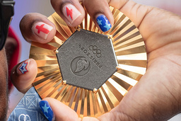 Defekta medaljer från sommarens OS i Paris ska bytas ut. Arkivbild.