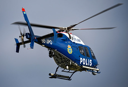 Polisen larmade ut fjällräddare och helikopter till området. Arkivbild