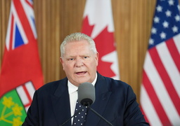 Den kanadensiska provinsen Ontarios premiärminister Doug Ford tidigare i mars.