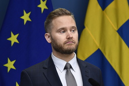 Sverigedemokraternas Henrik Vinge. Arkivbild.