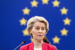 EU-kommissionens ordförande Ursula von der Leyen välkomnar beskeden från Jidda. Arkivbild.