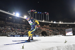 Martin Ponsiluoma tog säsongens första individuella pallplats. Arkivbild.