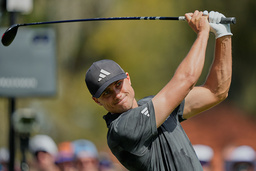 Ludvig Åberg under andra rundan i The Players Championship.