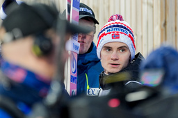 Marius Lindvik – en av de fuskande norrmännen i hemma-VM. Arkivbild.