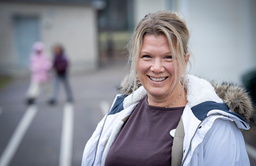 Lotta Karlsson, rektor på Andersbergsskolan.