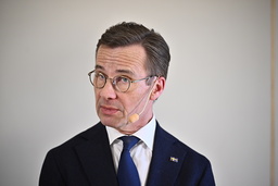 Moderaternas partiledare, statsminister Ulf Kristersson.