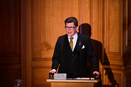 Andreas Norlén (M) har varit riksdagens talman sedan 2018. Arkivbild